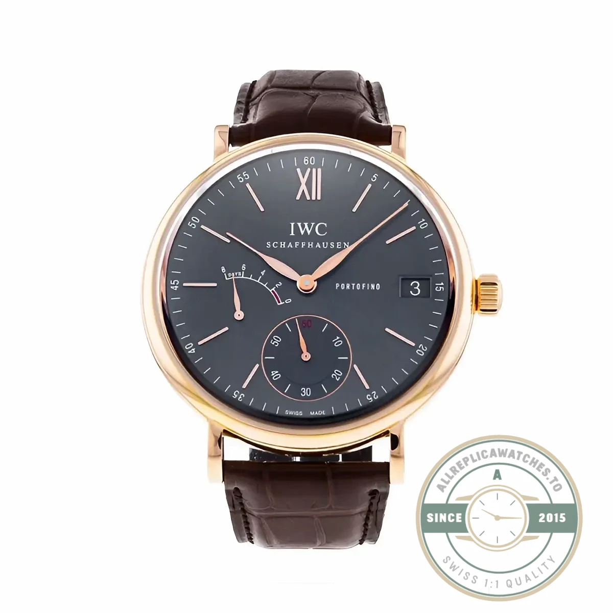 Replica IWC Portofino Hand-Wound Eight Days IW510104 45mm - Factory Super Clone Watch