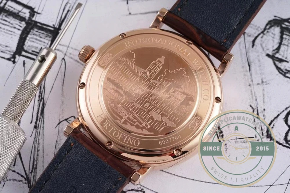 Replica IWC Portofino Hand-Wound Eight Days IW510104 45mm - 1:1 Swiss Replica Watch