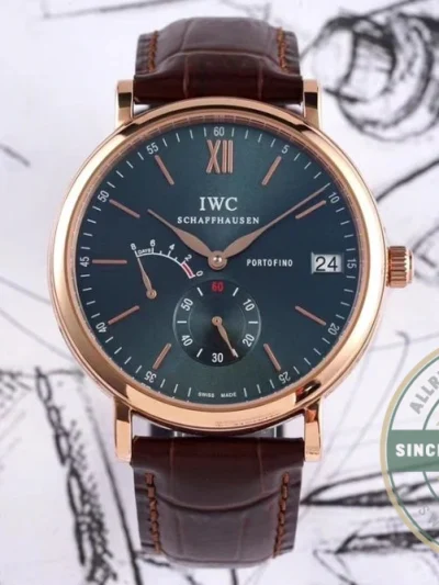 Replica IWC Portofino Hand-Wound Eight Days IW510104 45mm - High-Grade Replica Watch