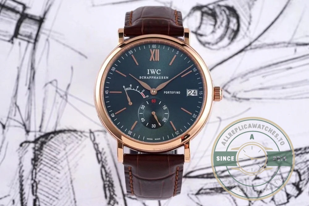 Replica IWC Portofino Hand-Wound Eight Days IW510104 45mm - High-Grade Replica Watch