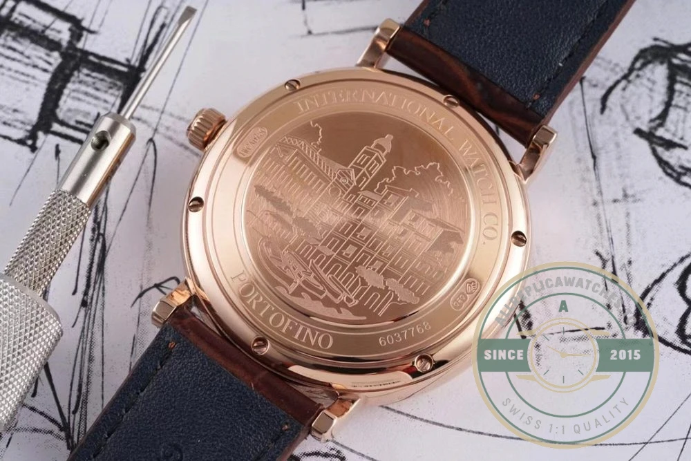 Replica IWC Portofino Hand-Wound Eight Days IW510104 45mm - Affordable Super Clone Watch