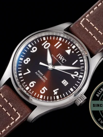 Replica IWC Mark XVIII IW327003, Brown Dial - Top-Tier Swiss Replica Watch