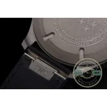 Slate grey dial brushed in a sunray pattern on this 40mm Mark XX titanium clone