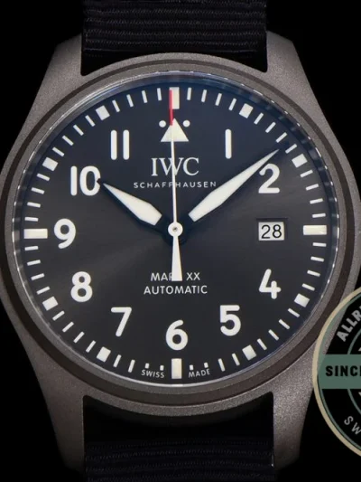 Replica IWC Mark XX Titanium Commemorative Edition IW328209 Swiss Air Patrol - Swiss-Made Clone Watch