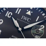 The crystal over this slate grey Mark XX clone is sapphire, coated against glare