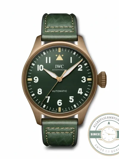 Replica IWC Pilot’s Watch 43mm IW3297-02 Green Dial - Affordable Luxury Replica Timepiece