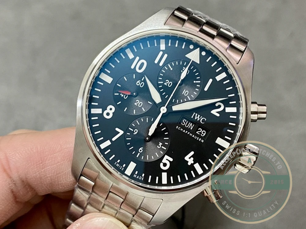 Replica IWC Pilot’s Watch Chronograph IW377710 43mm - Affordable Super Clone Watch