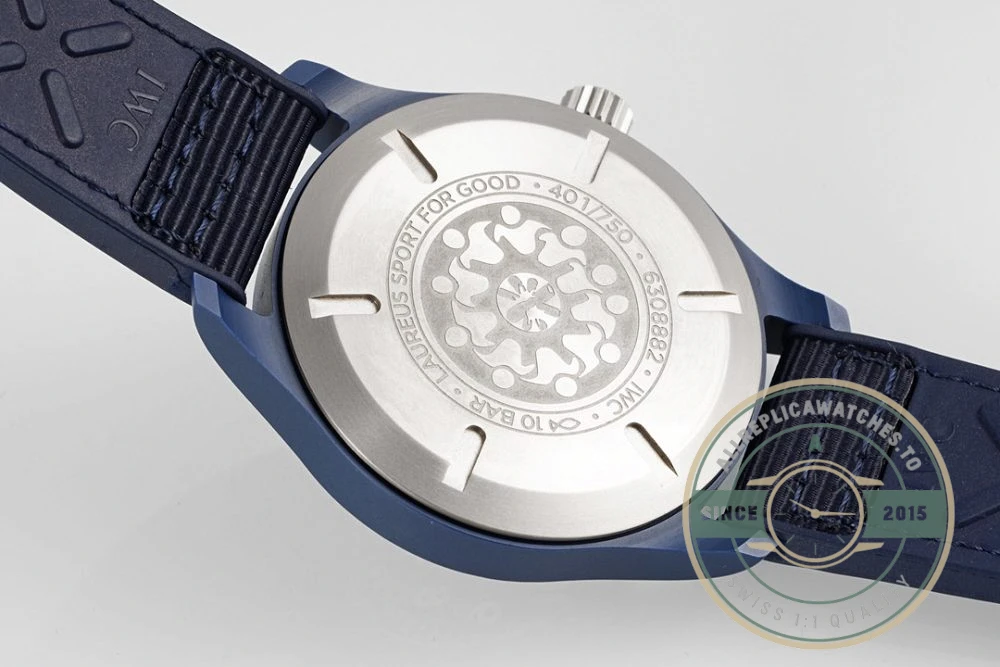 Replica IWC Pilot’s Watch Edition Laureus Sport for Good IW328101 - Top-Tier Swiss Replica Watch