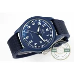A 41mm case, sitting at the wearable end of the IWC pilot range