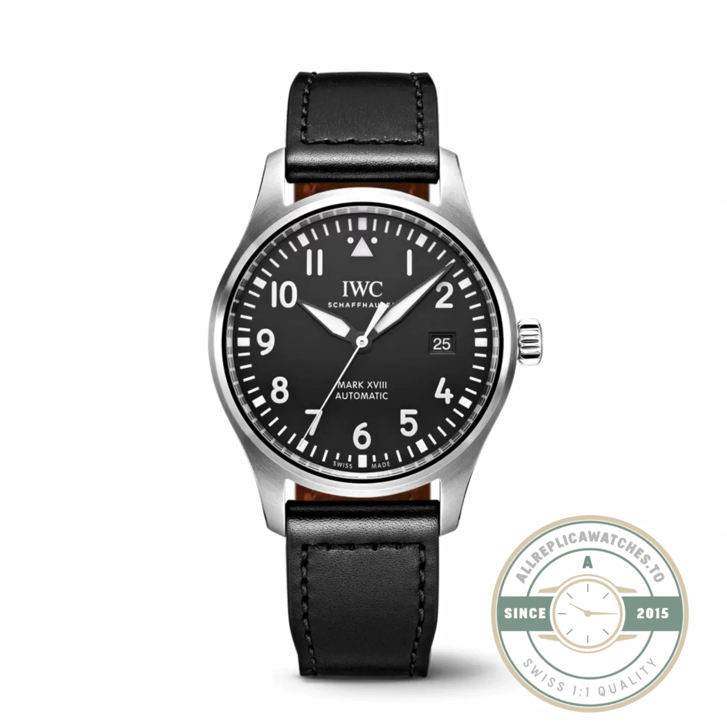 Replica IWC Pilot’s Watch Mark XVIII IW327001, Black Dial - Premium Super Clone Watch