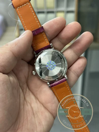 Replica IWC Portofino Automatic 37 IW458112 Silver Dial 37mm - Affordable Luxury Replica Timepiece