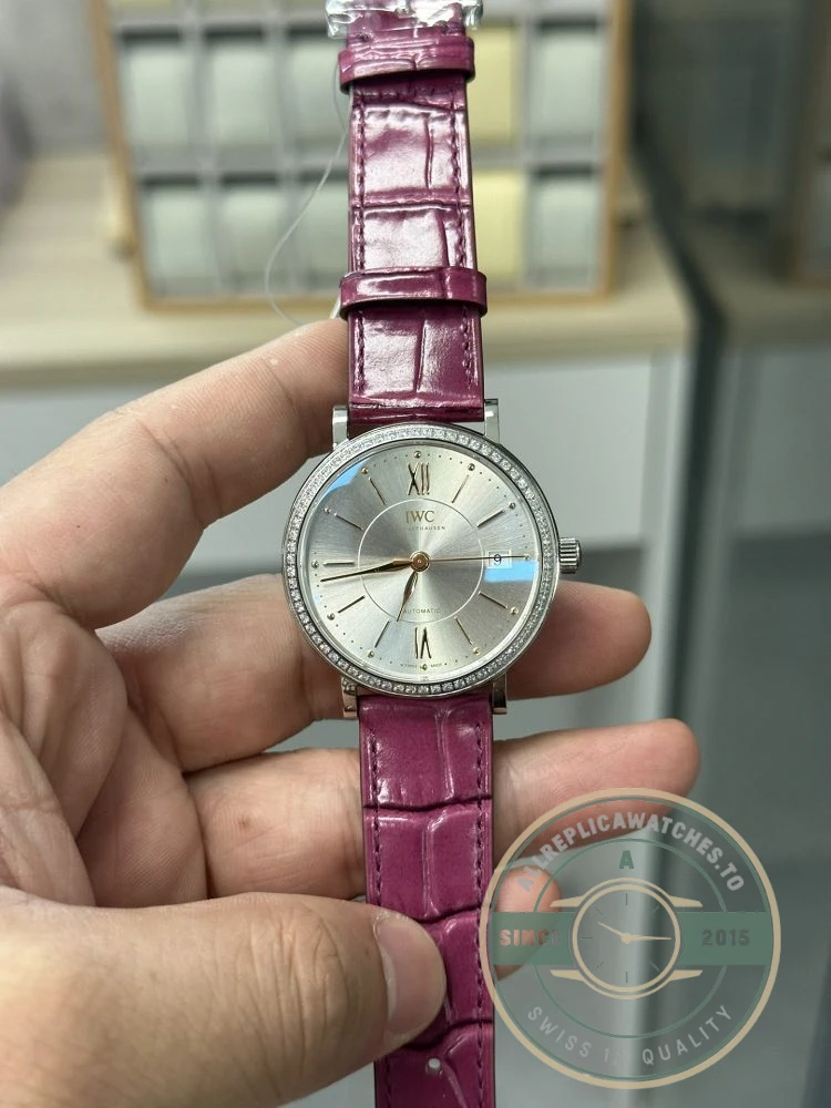 Replica IWC Portofino Automatic 37 IW458112 Silver Dial 37mm - Budget Luxury Replica Watch