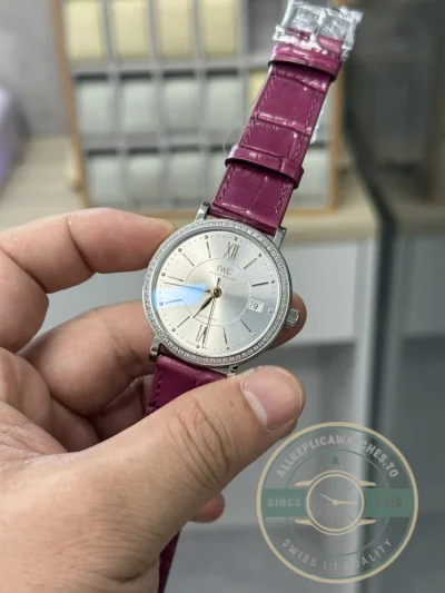 Replica IWC Portofino Automatic 37 IW458112 Silver Dial 37mm - Top-Tier Swiss Replica Watch