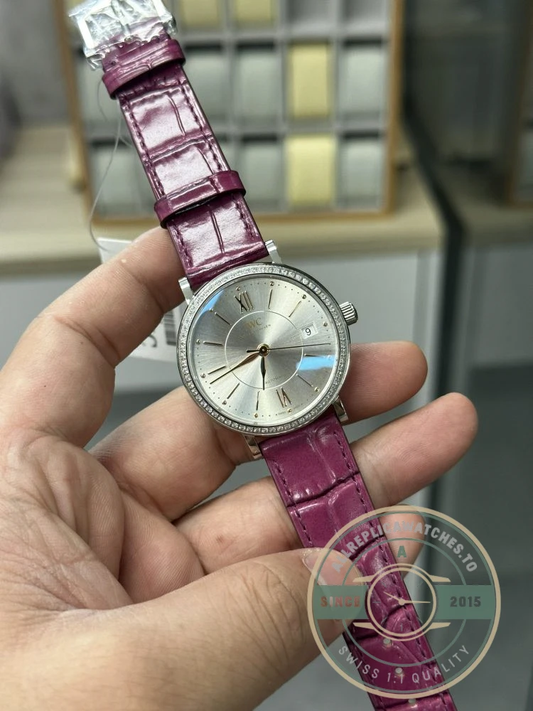 Replica IWC Portofino Automatic 37 IW458112 Silver Dial 37mm - Premium Super Clone Watch