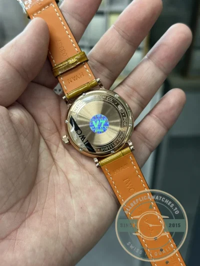 Replica IWC Portofino Automatic 37 IW458606 Blue Dial 37mm - Best Quality Replica Watch
