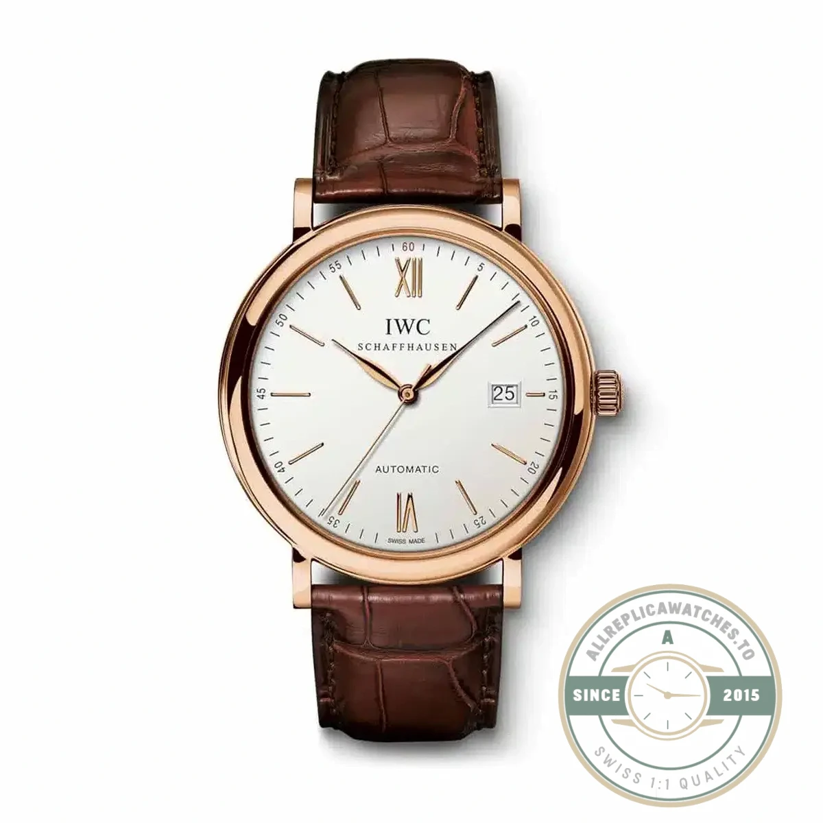 Replica IWC Portofino Automatic IW356524 Rose Gold 40mm - Budget Luxury Replica Watch