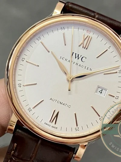Replica IWC Portofino Automatic IW356524 Rose Gold 40mm - Luxury Replica Watch