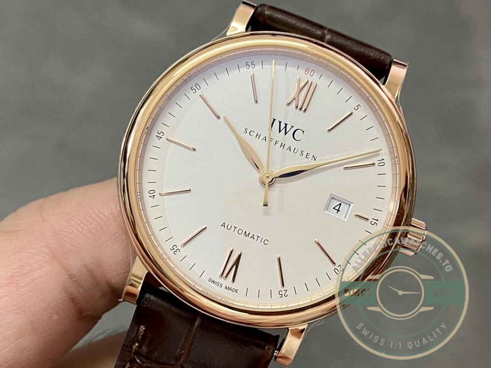 Replica IWC Portofino Automatic IW356524 Rose Gold 40mm - Luxury Replica Watch