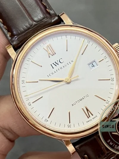 Replica IWC Portofino Automatic IW356524 Rose Gold 40mm - Top-Tier Swiss Replica Watch