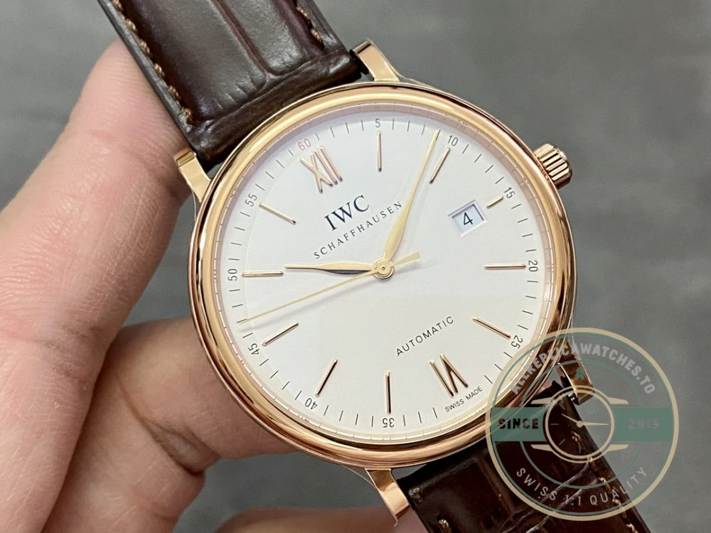 Replica IWC Portofino Automatic IW356524 Rose Gold 40mm - Top-Tier Swiss Replica Watch