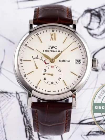 Replica IWC Portofino Hand-Wound Eight Days IW510103 Rose Gold 45mm - Swiss-Made Clone Watch