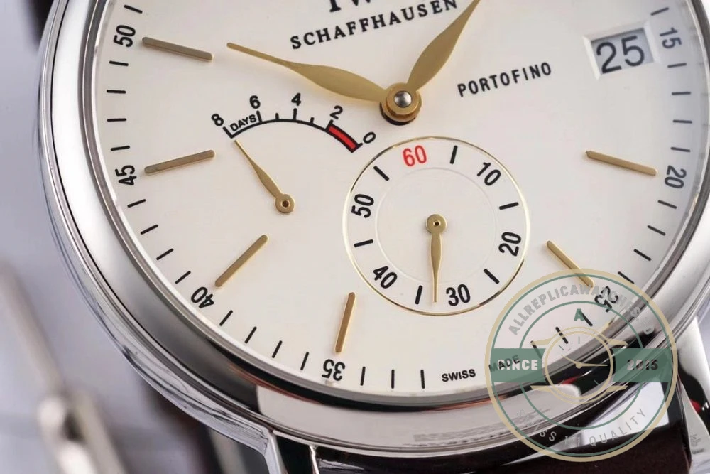 Replica IWC Portofino Hand-Wound Eight Days IW510103 Rose Gold 45mm - Swiss Movement Replica Watch