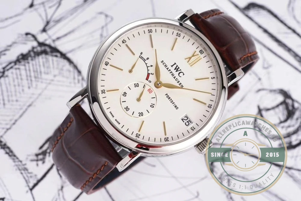 Replica IWC Portofino Hand-Wound Eight Days IW510103 Rose Gold 45mm - Swiss Movement Replica Watch