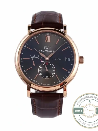 Replica IWC Portofino Hand-Wound Eight Days IW510104 Rose Gold 45mm - Top-Tier Swiss Replica Watch