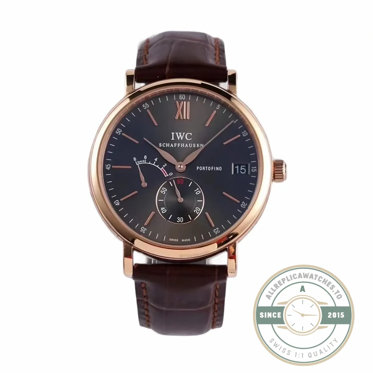 Replica IWC Portofino Hand-Wound Eight Days IW510104 Rose Gold 45mm - Top-Tier Swiss Replica Watch