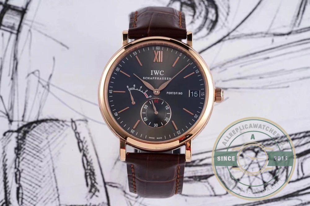 Replica IWC Portofino Hand-Wound Eight Days IW510104 Rose Gold 45mm - Affordable Luxury Replica Timepiece