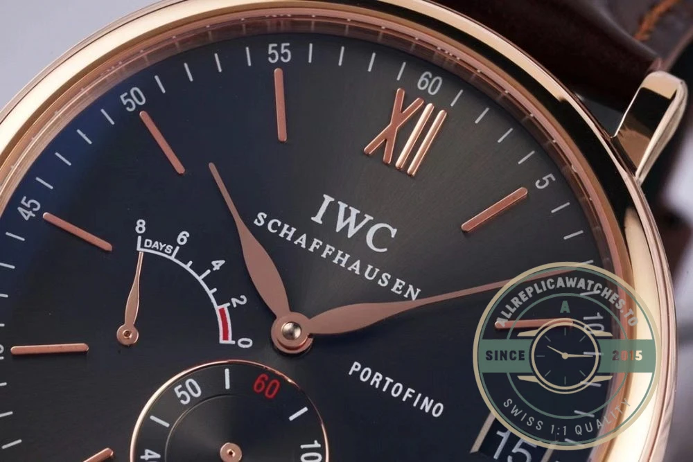 Replica IWC Portofino Hand-Wound Eight Days IW510104 Rose Gold 45mm - Top-Tier Swiss Replica Watch