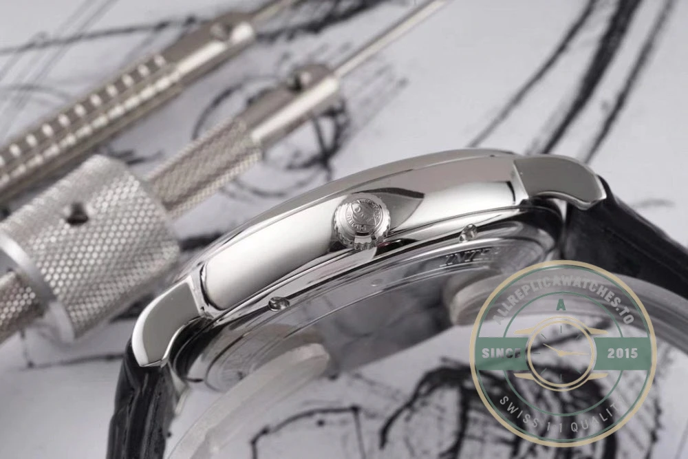 Replica IWC Portofino Hand-Wound Eight Days IW510106 Blue Dial 45mm - Swiss-Made Clone Watch