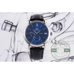 Replica IWC Portofino Hand-Wound Eight Days IW510106 Blue Dial 45mm - Affordable Super Clone Watch