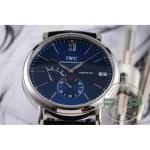 Replica IWC Portofino Hand-Wound Eight Days IW510106 Blue Dial 45mm - Top-Tier Swiss Replica Watch