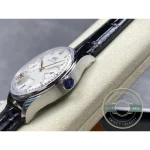 Arabic numerals anchor the dial where the chronographs put their subdials