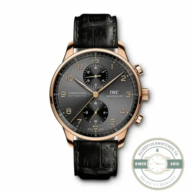 Portugieser Chronograph IW371610 replica, 41mm with a blue sunburst dial
