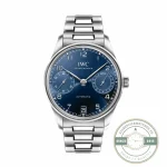 Portugieser IW501704 in 42.4mm stainless steel with polished surfaces, replica