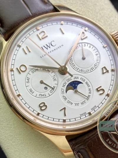 Replica IWC Portuguese series lW344203 White Dial - Budget Luxury Replica Watch