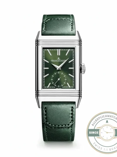Replica Jaeger-LeCoultre Master Reverso Tribute A854A 30x47mm Green Dial - Premium Super Clone Watch