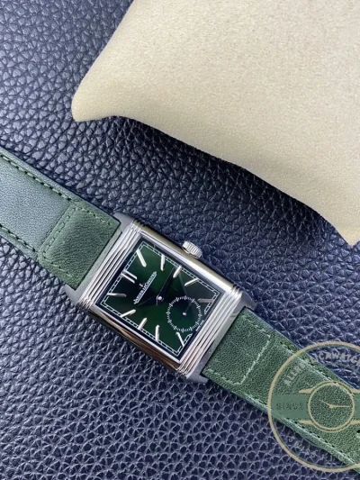 Replica Jaeger-LeCoultre Master Reverso Tribute A854A 30x47mm Green Dial - Swiss Movement Replica Watch