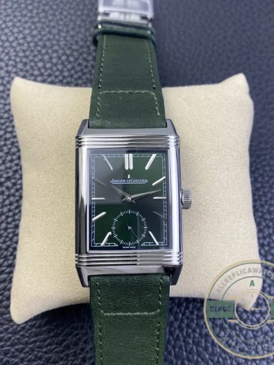 Replica Jaeger-LeCoultre Master Reverso Tribute A854A 30x47mm Green Dial - Factory Super Clone Watch