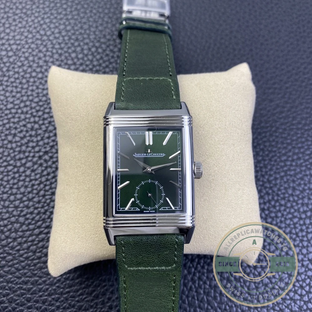 Replica Jaeger-LeCoultre Master Reverso Tribute A854A 30x47mm Green Dial - Factory Super Clone Watch