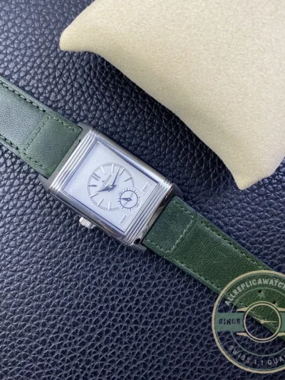 Replica Jaeger-LeCoultre Master Reverso Tribute A854A 30x47mm Green Dial - Factory Super Clone Watch