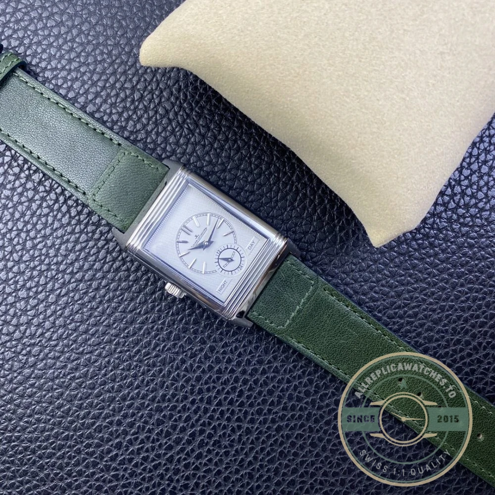 Replica Jaeger-LeCoultre Master Reverso Tribute A854A 30x47mm Green Dial - Factory Super Clone Watch