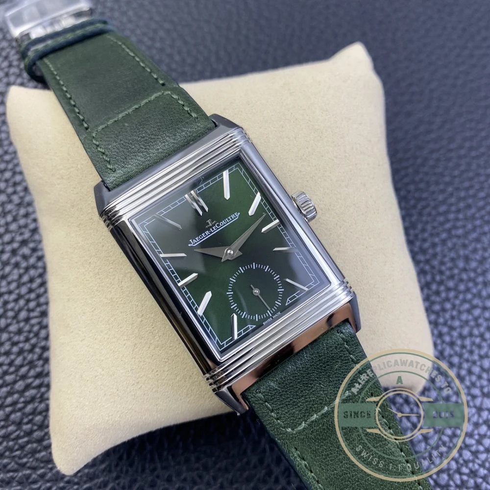 Replica Jaeger-LeCoultre Master Reverso Tribute A854A 30x47mm Green Dial - Budget Luxury Replica Watch