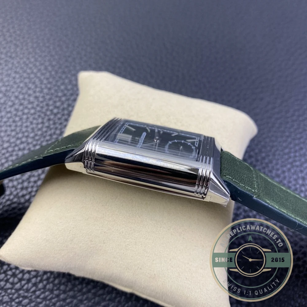 Replica Jaeger-LeCoultre Master Reverso Tribute A854A 30x47mm Green Dial - Affordable Super Clone Watch