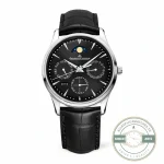 JLC Master Ultra Thin Perpetual Calendar replica, 39 mm steel case with black dial