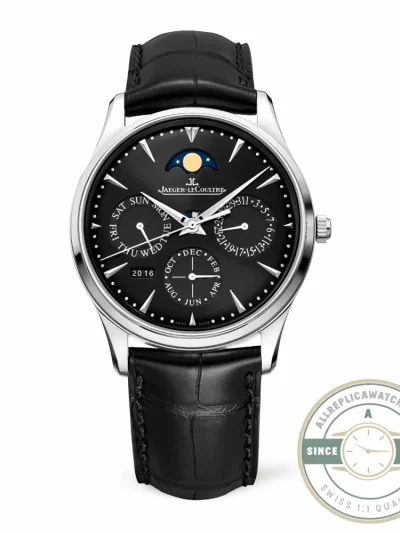 Replica Jaeger-LeCoultre Master Ultra Thin 39mm Black Dial - Affordable Super Clone Watch