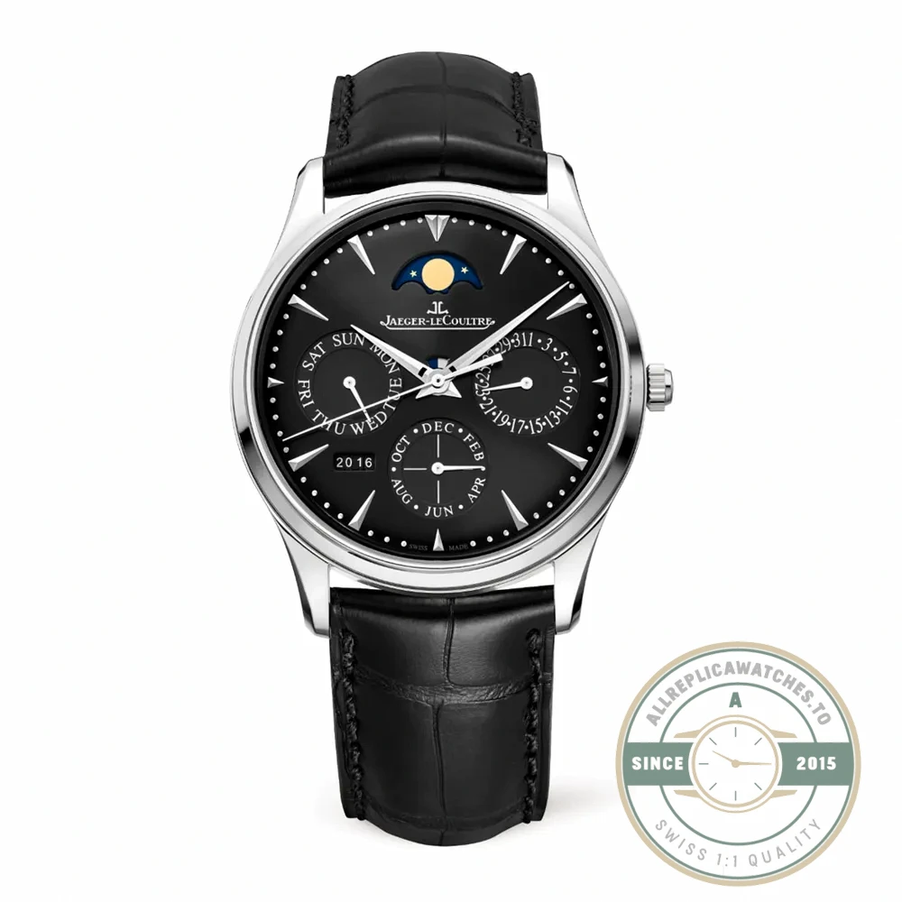 Replica Jaeger-LeCoultre Master Ultra Thin 39mm Black Dial - Affordable Super Clone Watch