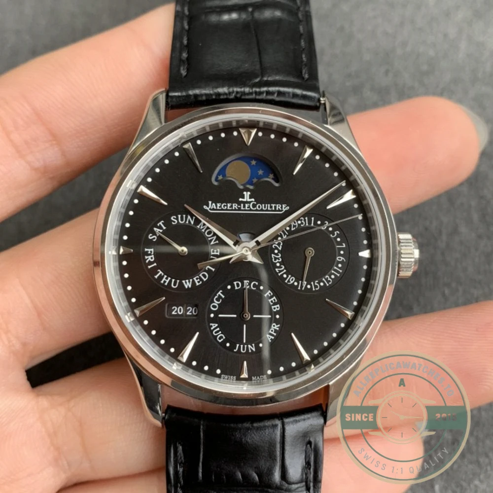 Replica Jaeger-LeCoultre Master Ultra Thin 39mm Black Dial - Affordable Luxury Replica Timepiece